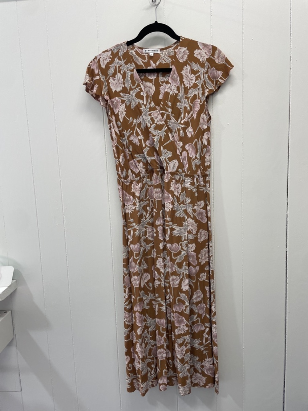 Gracemade | Women’s | Faux Wrap Midi Dress | L